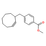 Benzoic acid, 4-(2-cyclooctyn-1-ylmethyl)-, methyl ester