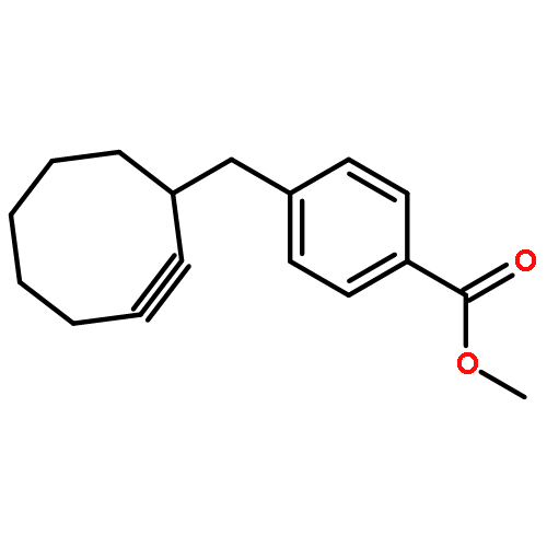 Benzoic acid, 4-(2-cyclooctyn-1-ylmethyl)-, methyl ester