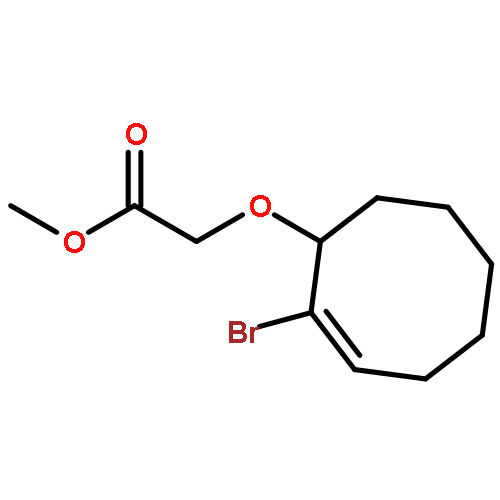 ACETIC ACID, [(2-BROMO-2-CYCLOOCTEN-1-YL)OXY]-, METHYL ESTER