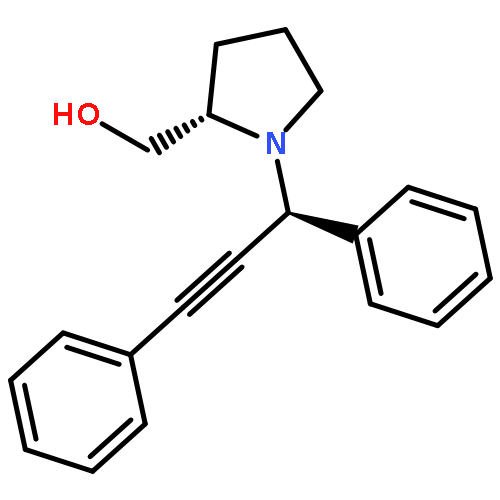 2-Pyrrolidinemethanol, 1-[(1S)-1,3-diphenyl-2-propynyl]-, (2S)-