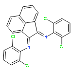 BENZENAMINE, N,N'-1,2-ACENAPHTHYLENEDIYLIDENEBIS[2,6-DICHLORO-