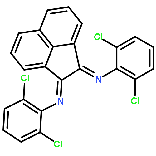 BENZENAMINE, N,N'-1,2-ACENAPHTHYLENEDIYLIDENEBIS[2,6-DICHLORO-