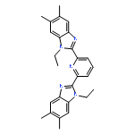 1H-BENZIMIDAZOLE, 2,2'-(2,6-PYRIDINEDIYL)BIS[1-ETHYL-5,6-DIMETHYL-