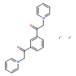 Pyridinium, 1,1'-[1,3-phenylenebis(2-oxo-2,1-ethanediyl)]bis-, diiodide