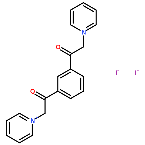 Pyridinium, 1,1'-[1,3-phenylenebis(2-oxo-2,1-ethanediyl)]bis-, diiodide