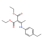 Propanedioic acid, [1-[(4-ethylphenyl)amino]ethylidene]-, diethyl ester