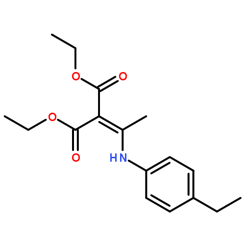 Propanedioic acid, [1-[(4-ethylphenyl)amino]ethylidene]-, diethyl ester