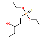 PHOSPHORODITHIOIC ACID, O,O-DIETHYL S-(2-HYDROXYPENTYL) ESTER