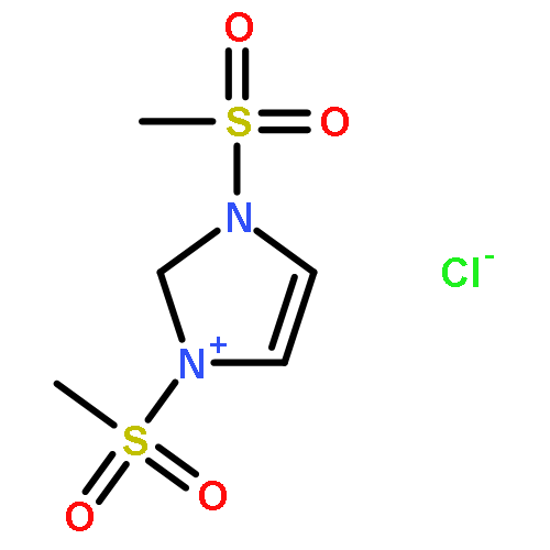 1H-IMIDAZOLIUM, 1,3-BIS(METHYLSULFONYL)-, CHLORIDE