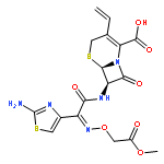 7-{2-[(2-aminothiazol)-4-yl]-2-[(Z)(methoxycarbonyl)methoxyimino]acetamido}-3-vinyl-ceph-3-em-4-carboxylic acid