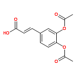 2-Propenoic acid, 3-[3,4-bis(acetyloxy)phenyl]-, (E)-