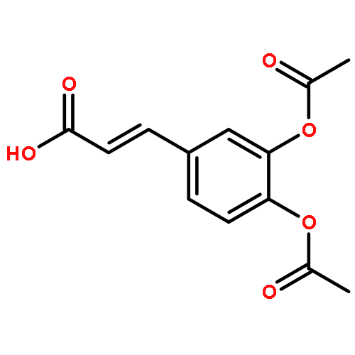 2-Propenoic acid, 3-[3,4-bis(acetyloxy)phenyl]-, (E)-