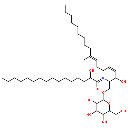 (2R)-N-[(2S,3R,4E,8E)-1-(β-D-Glucopyranosyloxy)-3-hydroxy-9-methy l-4,8-octadecadien-2-yl]-2-hydroxyhexadecanamide