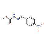 Hydrazinecarboxylic acid, [(4-nitrophenyl)methylene]-, methyl ester