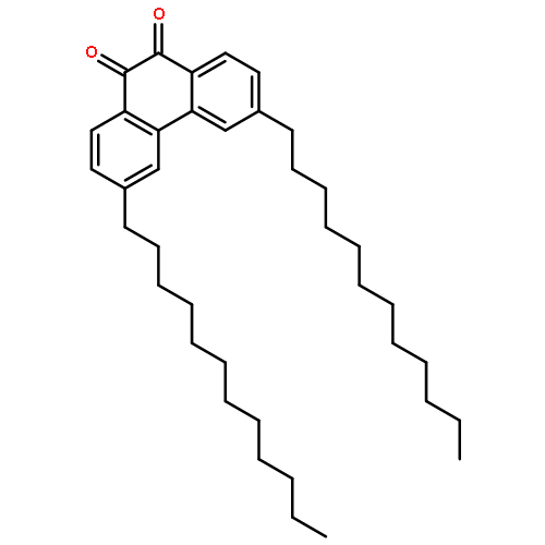 9,10-Phenanthrenedione, 3,6-didodecyl-