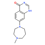 4(1H)-Quinazolinone, 7-(hexahydro-4-methyl-1H-1,4-diazepin-1-yl)-