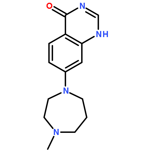 4(1H)-Quinazolinone, 7-(hexahydro-4-methyl-1H-1,4-diazepin-1-yl)-