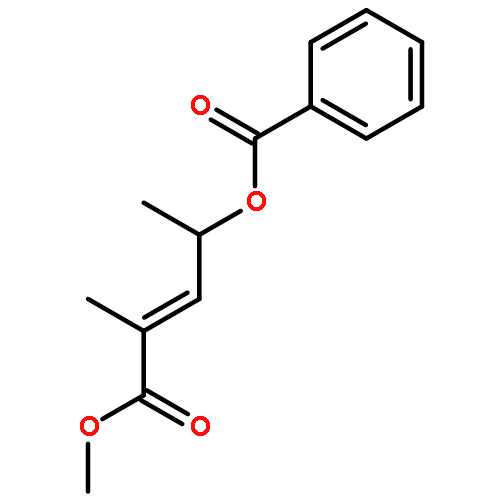 2-Pentenoic acid, 4-(benzoyloxy)-2-methyl-, methyl ester, (2E)-