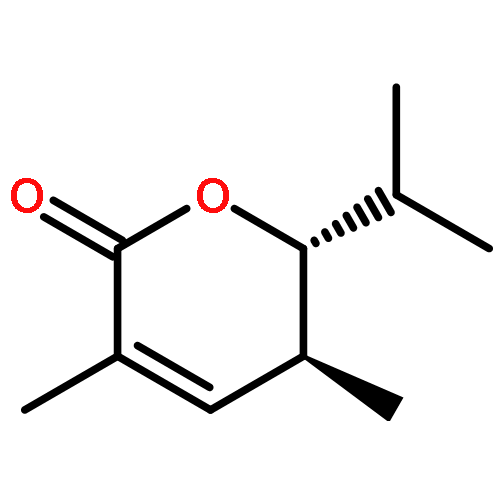 2H-PYRAN-2-ONE, 5,6-DIHYDRO-3,5-DIMETHYL-6-(1-METHYLETHYL)-, (5S,6R)-