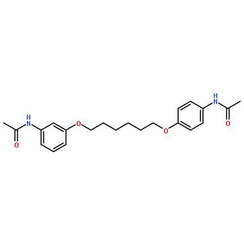 Acetamide, N-[4-[[6-[3-(acetylamino)phenoxy]hexyl]oxy]phenyl]-