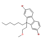 9H-Fluorene, 2,7-dibromo-9-hexyl-9-(2-methoxyethyl)-