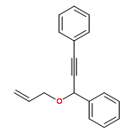 Benzene, 1,1'-[3-(2-propenyloxy)-1-propyne-1,3-diyl]bis-