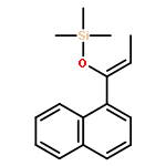 SILANE, TRIMETHYL[[(1Z)-1-(1-NAPHTHALENYL)-1-PROPENYL]OXY]-