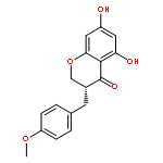 (R)-5,7-dihydroxy-3-(4'-methoxybenzyl)chroman-4-one