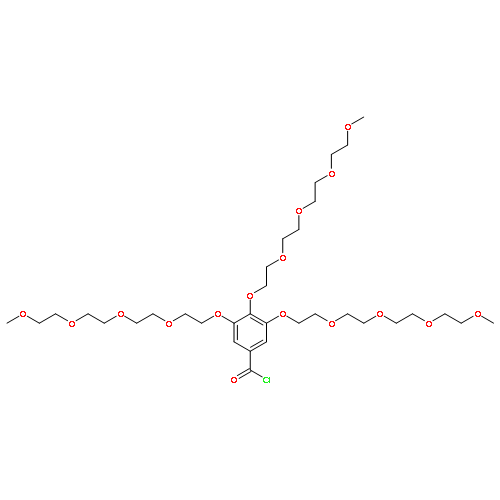 Benzoyl chloride, 3,4,5-tris(3,6,9,12-tetraoxatridec-1-yloxy)-