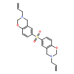 2H-1,3-Benzoxazine, 6,6'-sulfonylbis[3,4-dihydro-3-(2-propenyl)-