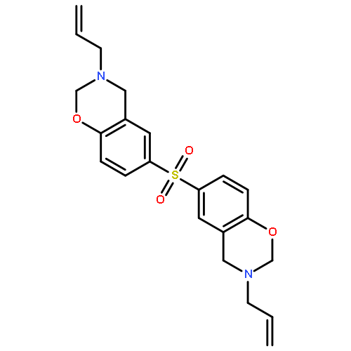 2H-1,3-Benzoxazine, 6,6'-sulfonylbis[3,4-dihydro-3-(2-propenyl)-