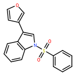 1H-Indole, 3-(3-furanyl)-1-(phenylsulfonyl)-