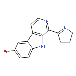 9H-Pyrido[3,4-b]indole,6-bromo-1-(3,4-dihydro-2H-pyrrol-5-yl)-