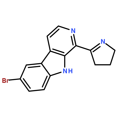 9H-Pyrido[3,4-b]indole,6-bromo-1-(3,4-dihydro-2H-pyrrol-5-yl)-