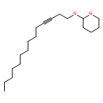 2H-PYRAN, TETRAHYDRO-2-(3-TETRADECYNYLOXY)-