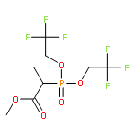 Propanoic acid, 2-[bis(2,2,2-trifluoroethoxy)phosphinyl]-, methyl ester