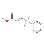 2-Propenoic acid, 3-(dimethylphenylsilyl)-, methyl ester, (2E)-