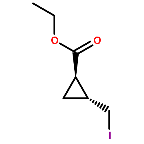 Cyclopropanecarboxylic acid, 2-(iodomethyl)-, ethyl ester, (1R,2R)-rel-