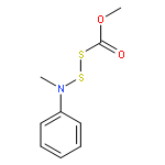 BENZENAMINE, N-[(METHOXYCARBONYL)DITHIO]-N-METHYL-