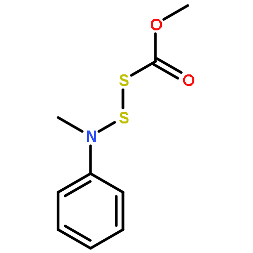 BENZENAMINE, N-[(METHOXYCARBONYL)DITHIO]-N-METHYL-