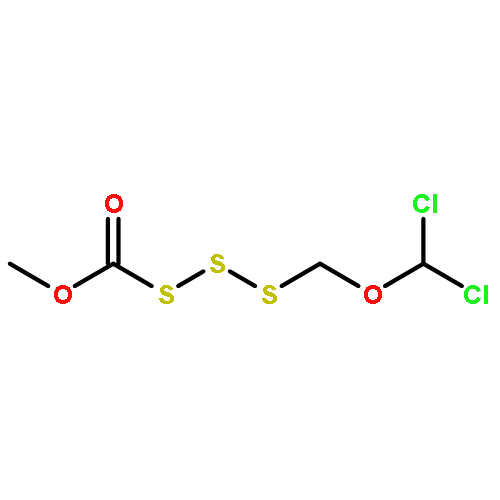 Trisulfide, dichloromethoxymethyl methoxycarbonyl