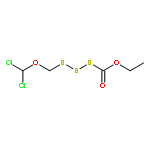 Trisulfide, dichloromethoxymethyl ethoxycarbonyl