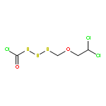 Trisulfide, chlorocarbonyl dichloroethoxymethyl