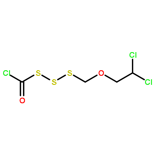 Trisulfide, chlorocarbonyl dichloroethoxymethyl