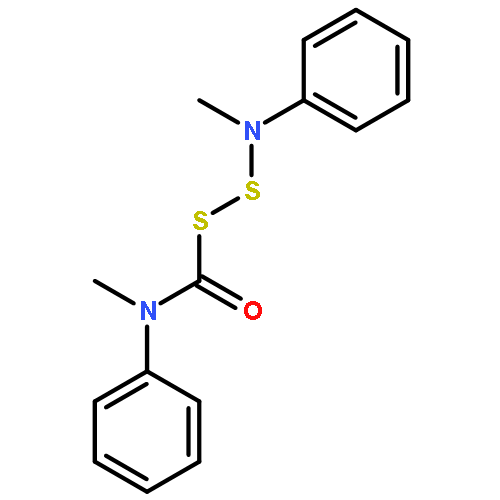 BENZENAMINE, N-METHYL-N-[[(METHYLPHENYLAMINO)CARBONYL]DITHIO]-