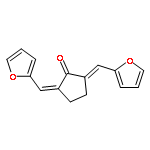 Cyclopentanone, 2,5-bis(2-furanylmethylene)-, (2E,5E)-