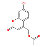 2H-1-Benzopyran-2-one, 4-[(acetyloxy)methyl]-7-hydroxy-