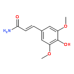 2-Propenamide, 3-(4-hydroxy-3,5-dimethoxyphenyl)-, (E)-