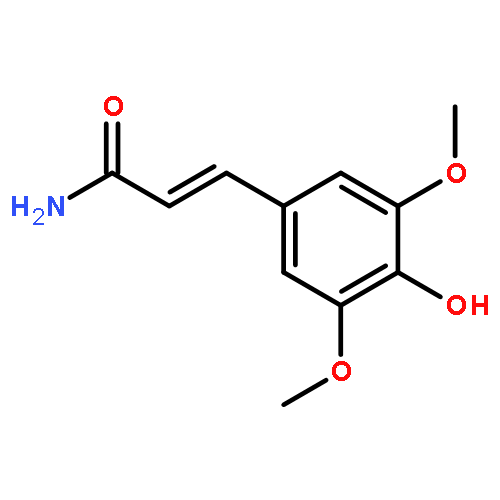 2-Propenamide, 3-(4-hydroxy-3,5-dimethoxyphenyl)-, (E)-