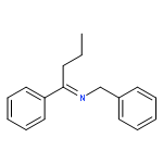 Benzenemethanamine, N-(1-phenylbutylidene)-